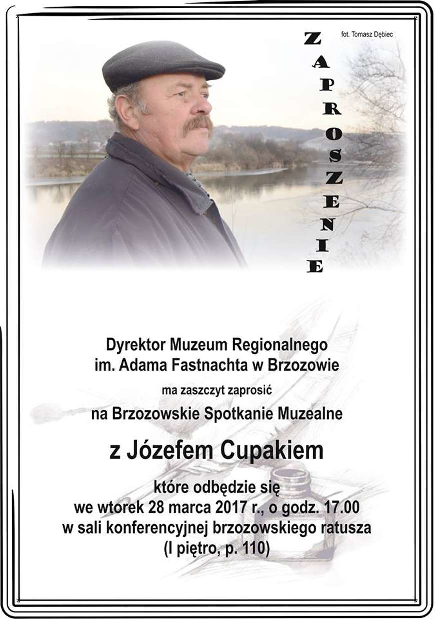 Brzozowskie spotkanie muzealne z Józefem Cupakiem