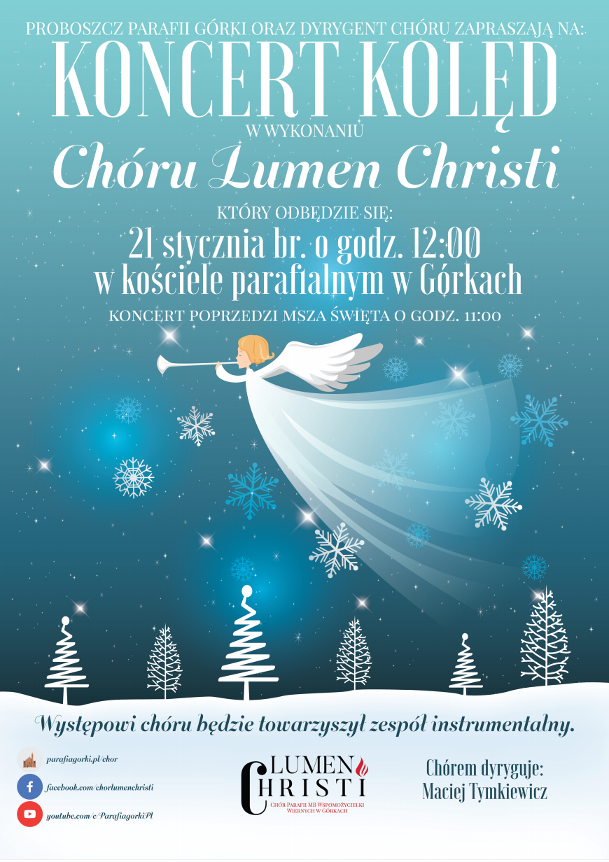 Koncert Kolęd Chóru Lumen Christi