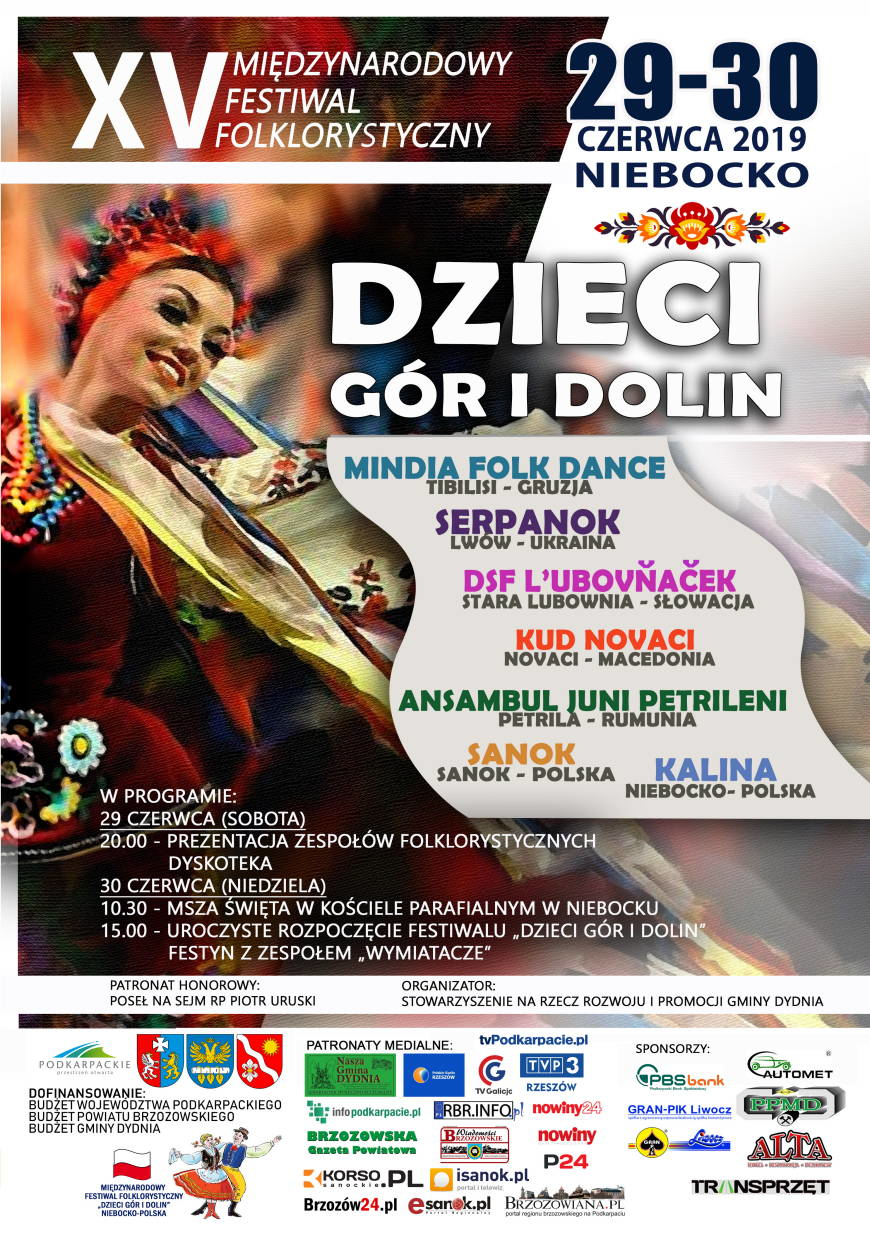 XV Międzynarodowy Festiwal Folklorystyczny - Dzieci Gór i Dolin