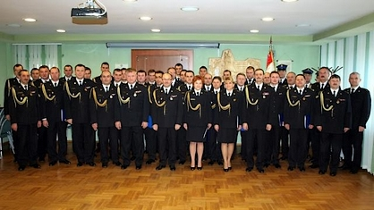 Brzozowscy strażacy zostali awansowani na wyższe stopnie służbowe