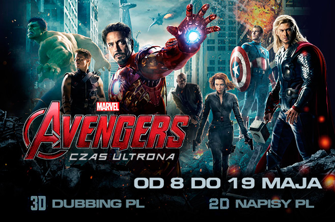 Avengers: Czas Ultrona PREMIERA kinie Sokół