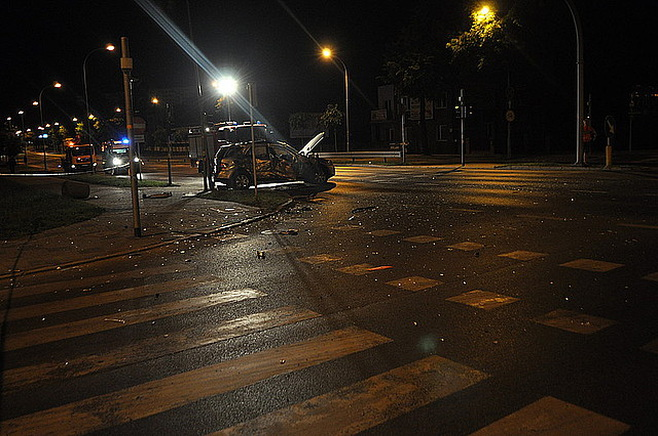 Wypadek na skrzyżowaniu z ul. Lubelską. Kierowca auta ciężarowego nie ustąpił pierwszeństwa