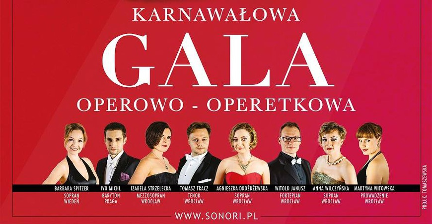Karnawałowa Gala Operowo-Operetkowa w SDK