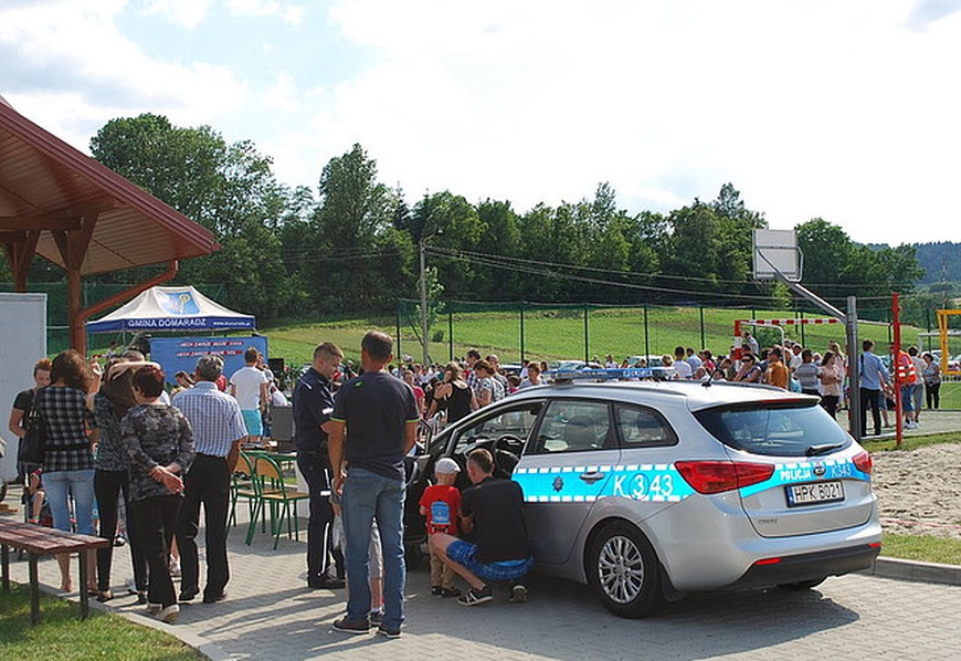Brzozowscy policjanci na pikniku rodzinnym w Golcowej [ZDJĘCIA]