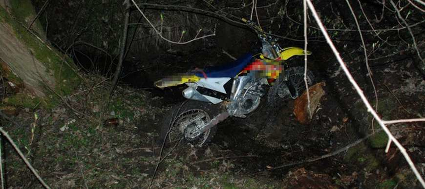16-latek ukradł motocykl podczas jazdy próbnej