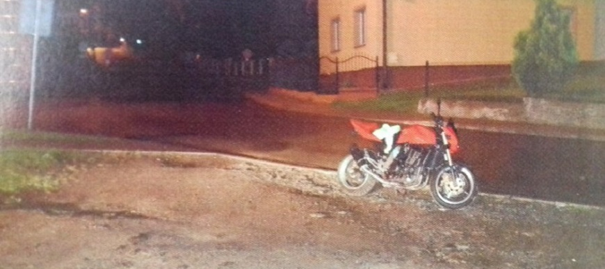 21-latek zatrzymany podczas kradzieży motocykla