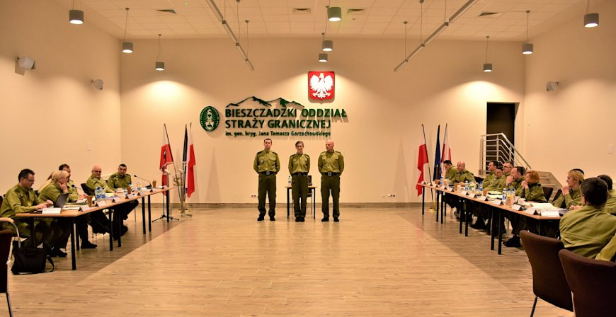 Odprawa roczna kadry kierowniczej Bieszczadzkiego Oddziału Straży Granicznej [ZDJĘCIA]