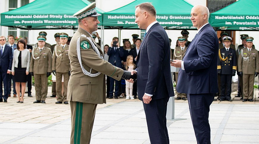 Komendant Bieszczadzkiego Oddziału SG Robert Rogoz - awansował na stopień generała brygady [ZDJĘCIA]