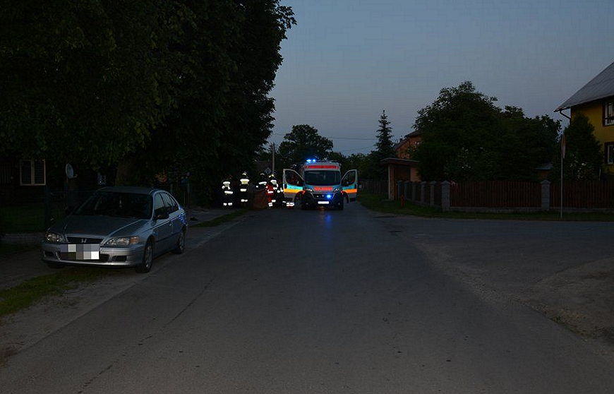 Tragiczny wypadek w Krawcach. Nie żyje 11-letni rowerzysta