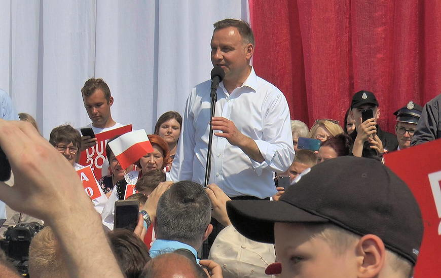 Jasienica Rosielna: Prezydent Andrzej Duda spotkał się z mieszkańcami [FILM HD]