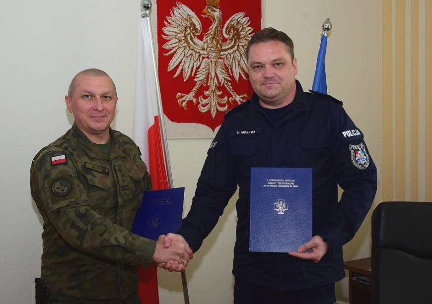 Podkarpaccy terytorialsi podpisali porozumienie o współpracy z policją