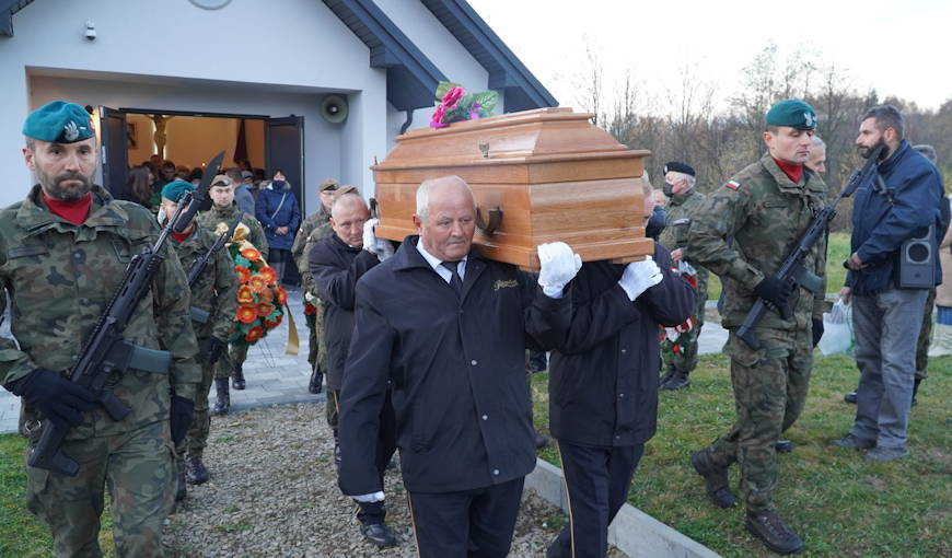 Ostatnie pożegnanie Jana Kielara, Żołnierza Niezłomnego z Malinówki [FILM] [ZDJĘCIA]