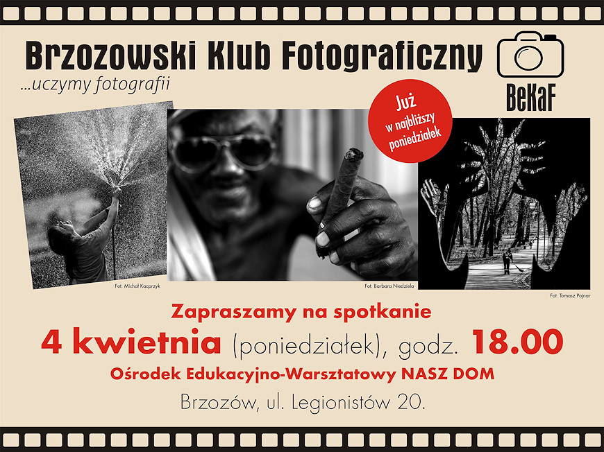 Brzozowski Klub Fotograficzny zaprasza na spotkanie