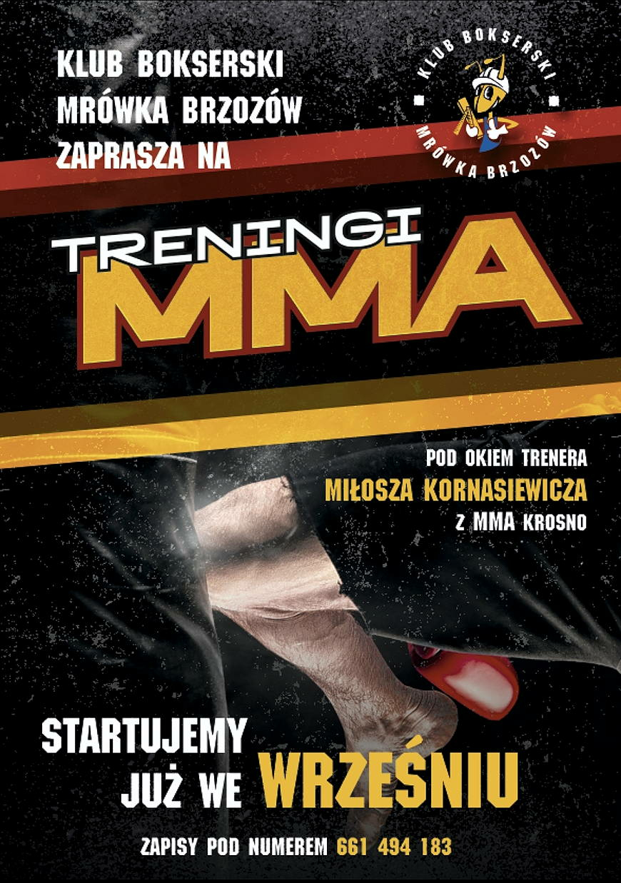 Klub bokserski Mrówka Brzozów zaprasza na treningi MMA