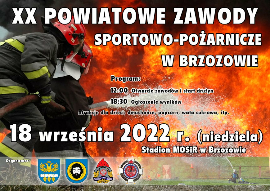 XX Powiatowe Zawody Sportowo-Pożarnicze w Brzozowie
