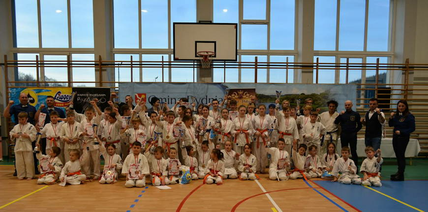 Turniej Karate o Puchar Wójta Gminy Dydnia – Kids CUP 2022 [ZDJĘCIA]
