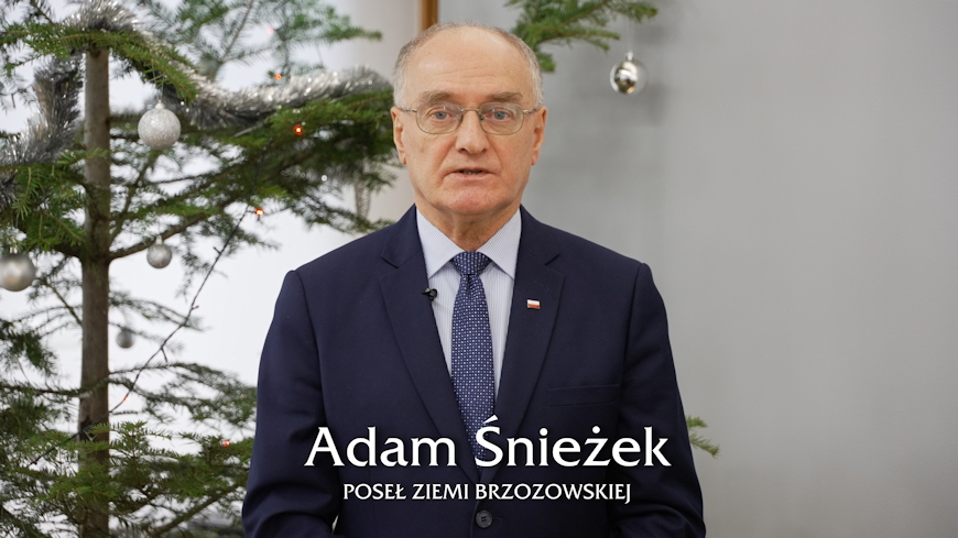 Życzenia świąteczne składa Adam Śnieżek Poseł Ziemi Brzozowskiej [FILM]