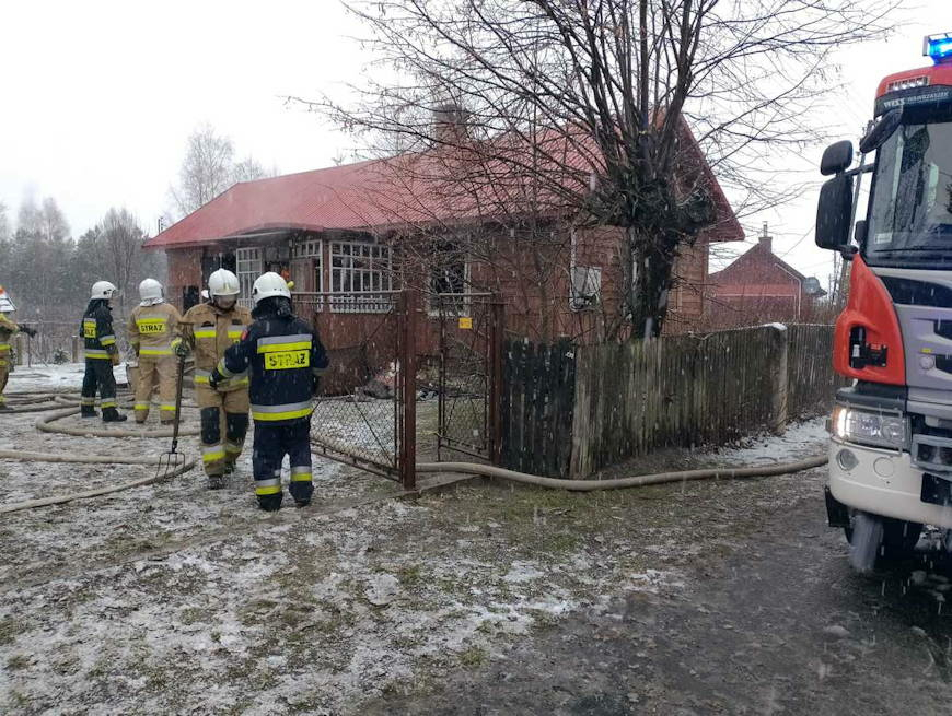 Tragiczny pożar domu w Narolu
