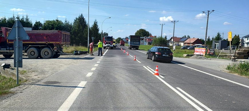 Wypadek drogowy na ul. Lwowskiej w Przeworsku [ZDJĘCIA]
