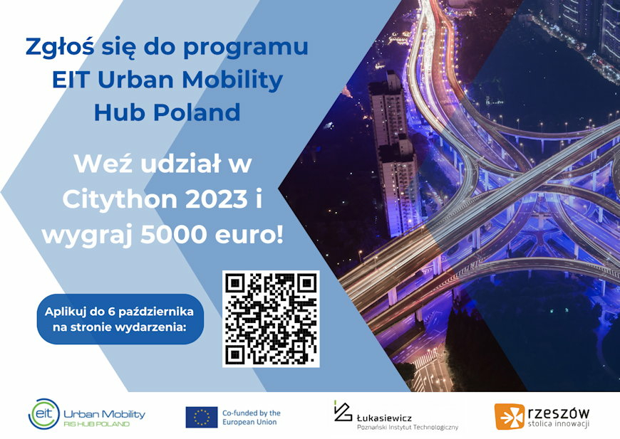 Zgłoś się do udziału w programie akceleracyjnym EIT Urban Mobility Hub Poland – Citython 2023