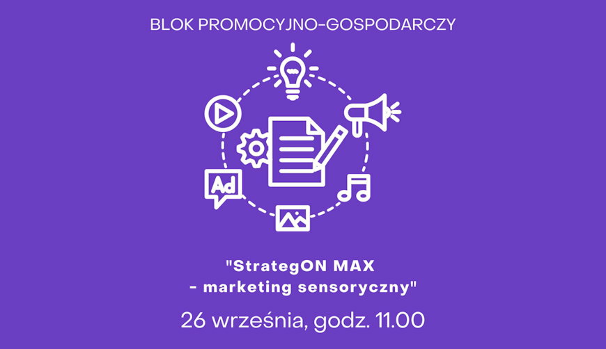 Gmina Dydnia: Zaproszenie na bezpłatny warsztat “StrategON MAX – marketing sensoryczny”